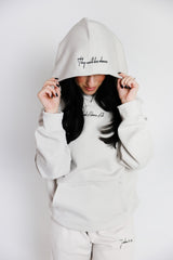 Cursive Hoodie – Adult