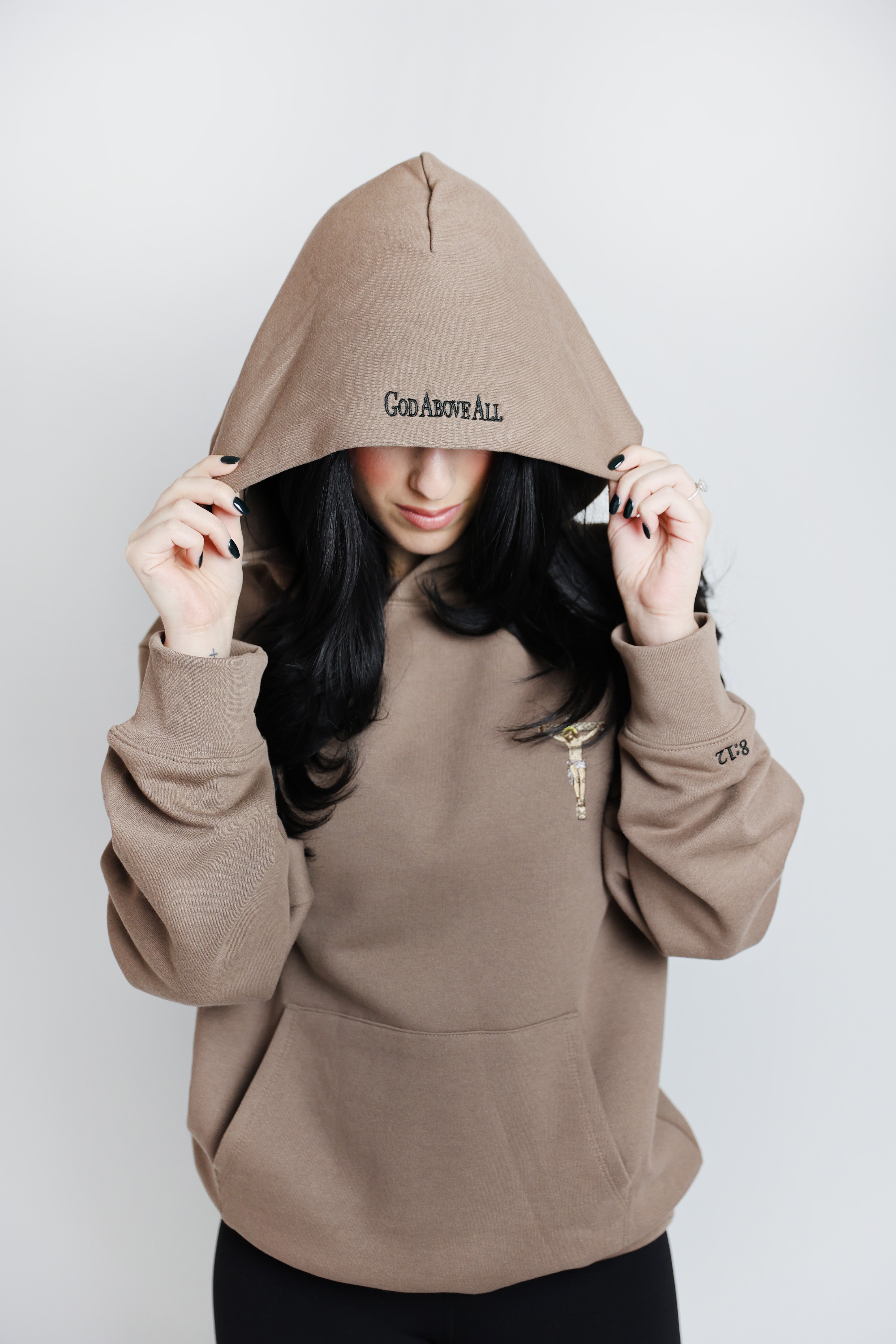 Crucifix Hoodie – Adult