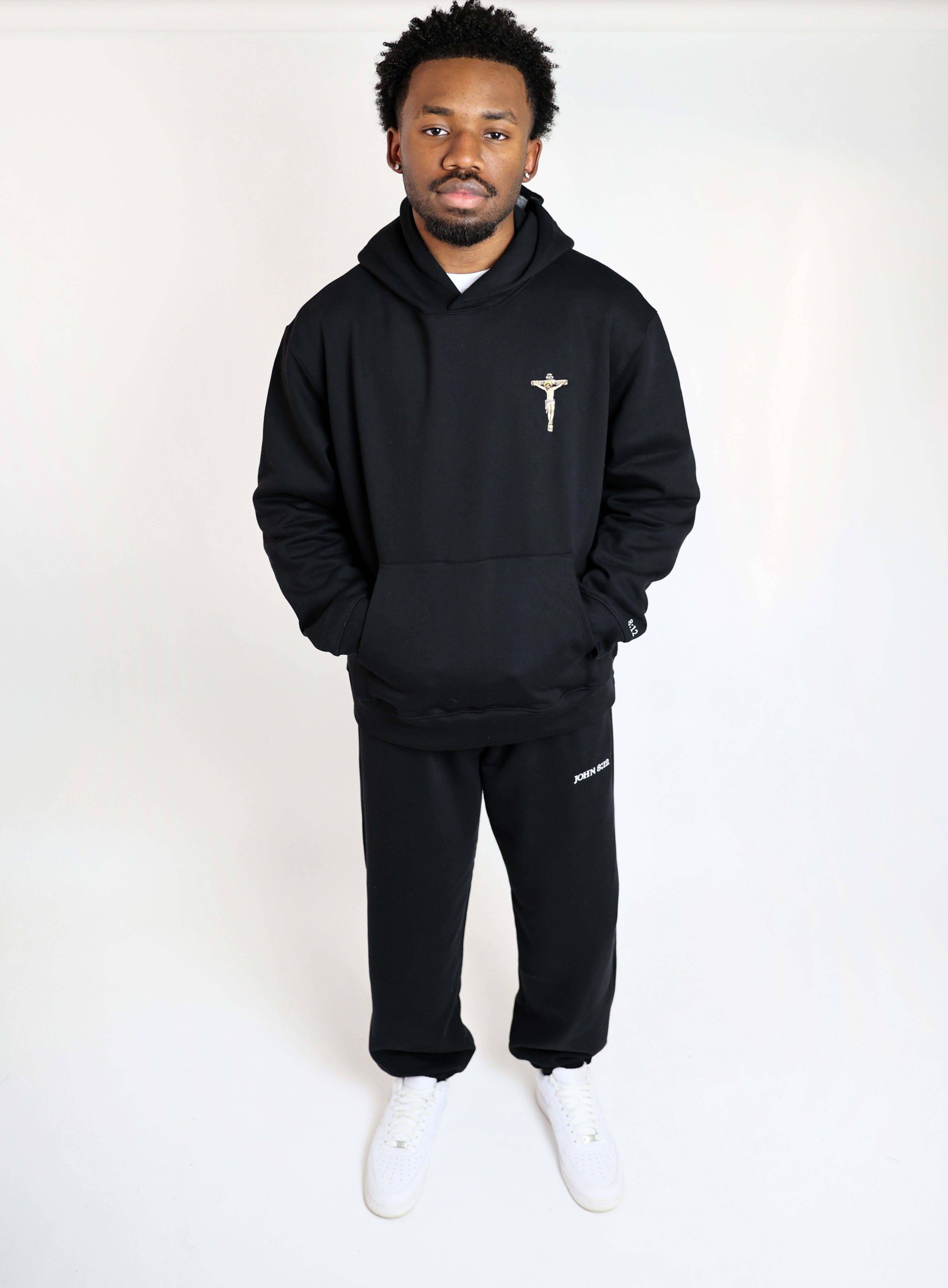 Crucifix Hoodie – Adult