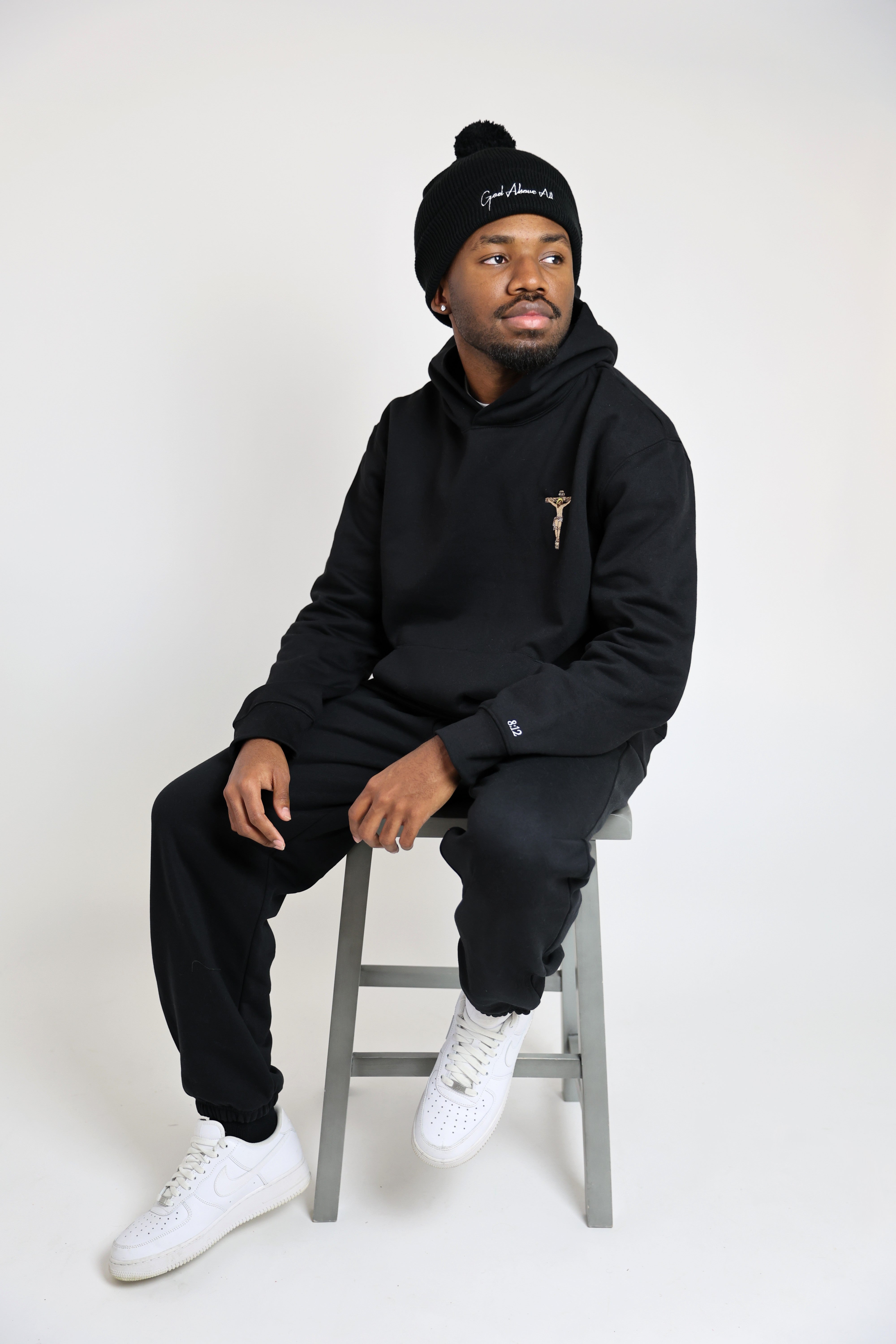 Crucifix Hoodie – Adult