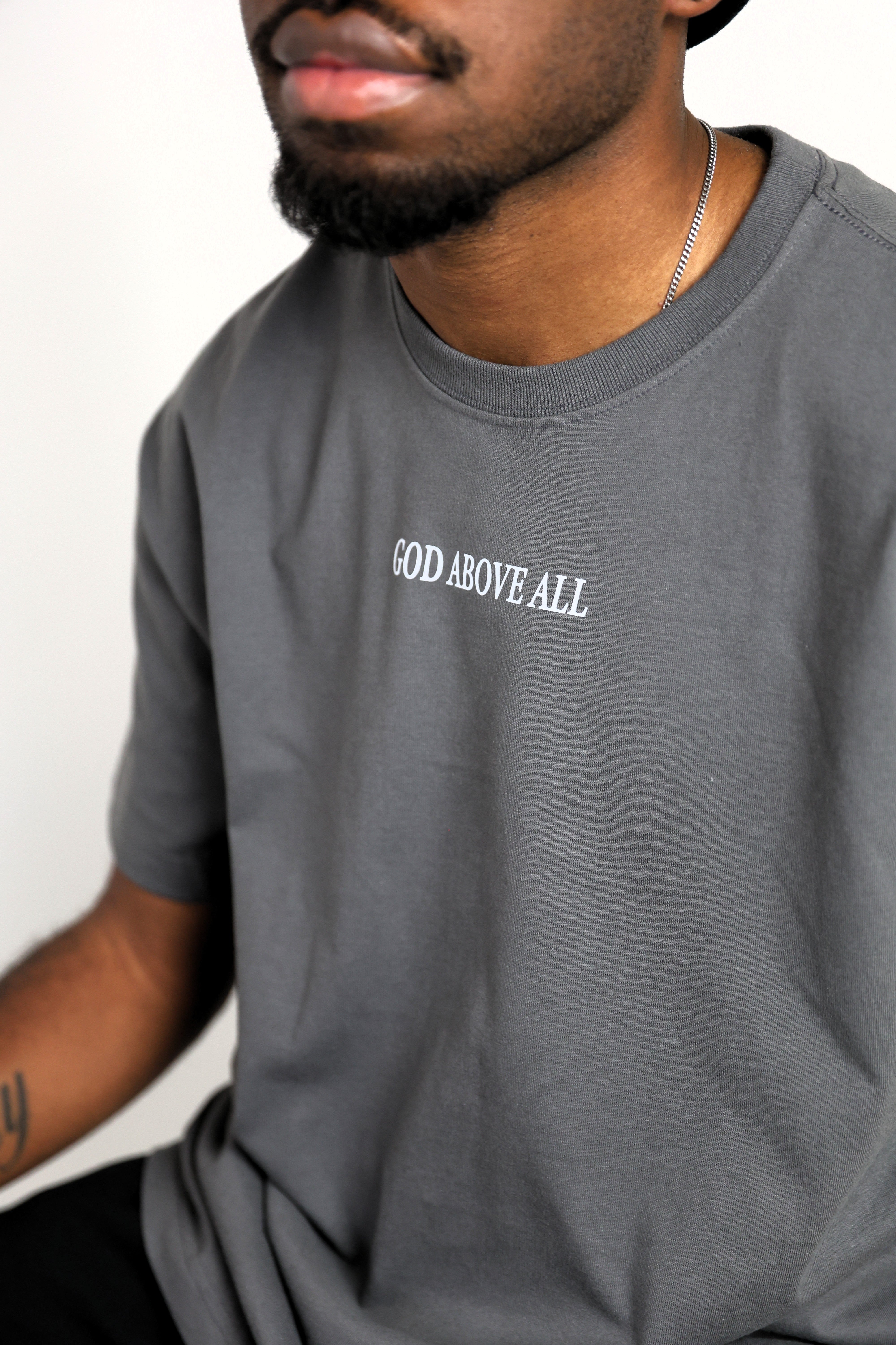 God Above All Heavyweight Tee – Adult