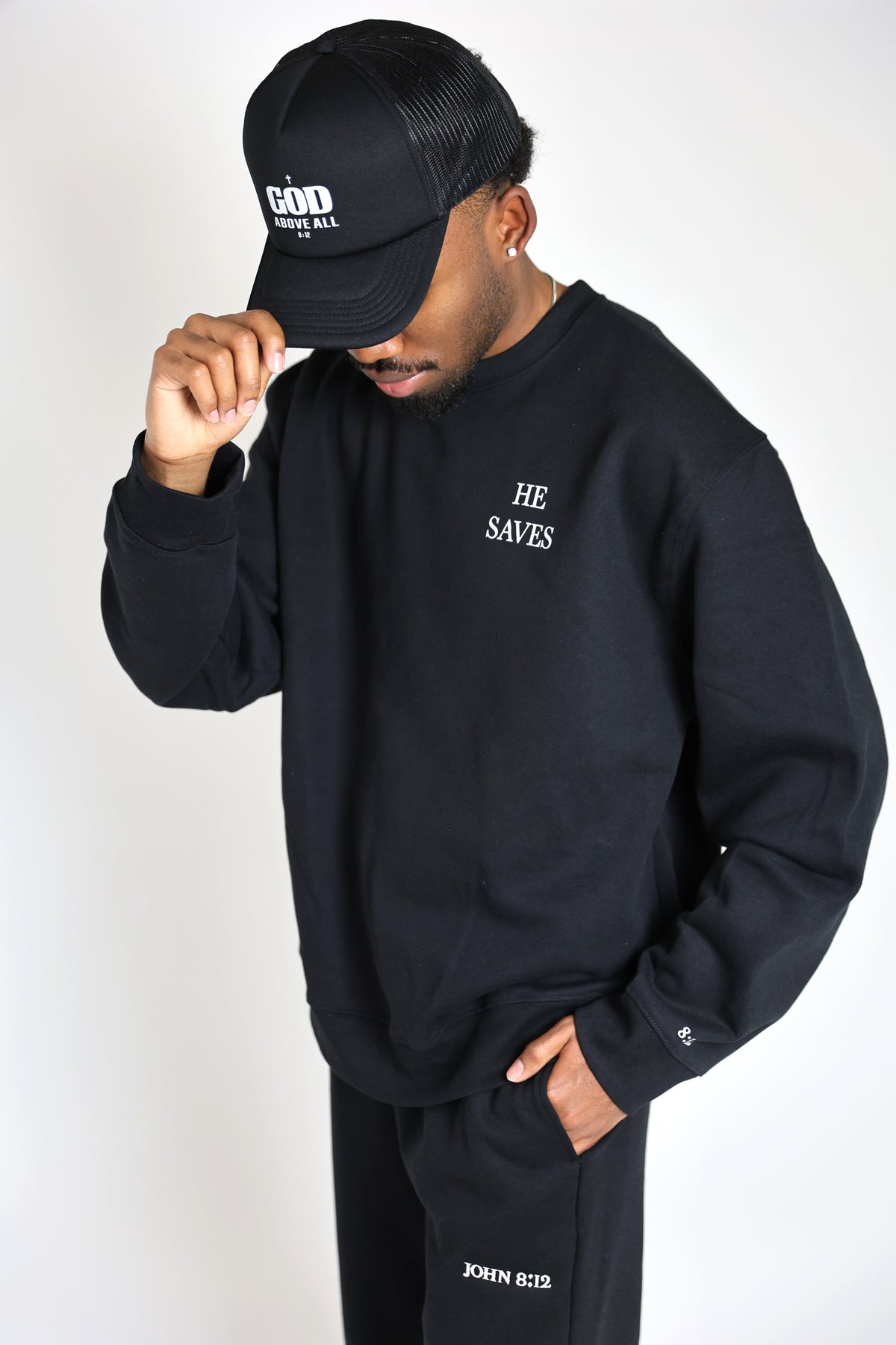 He Saves Crewneck – Adult
