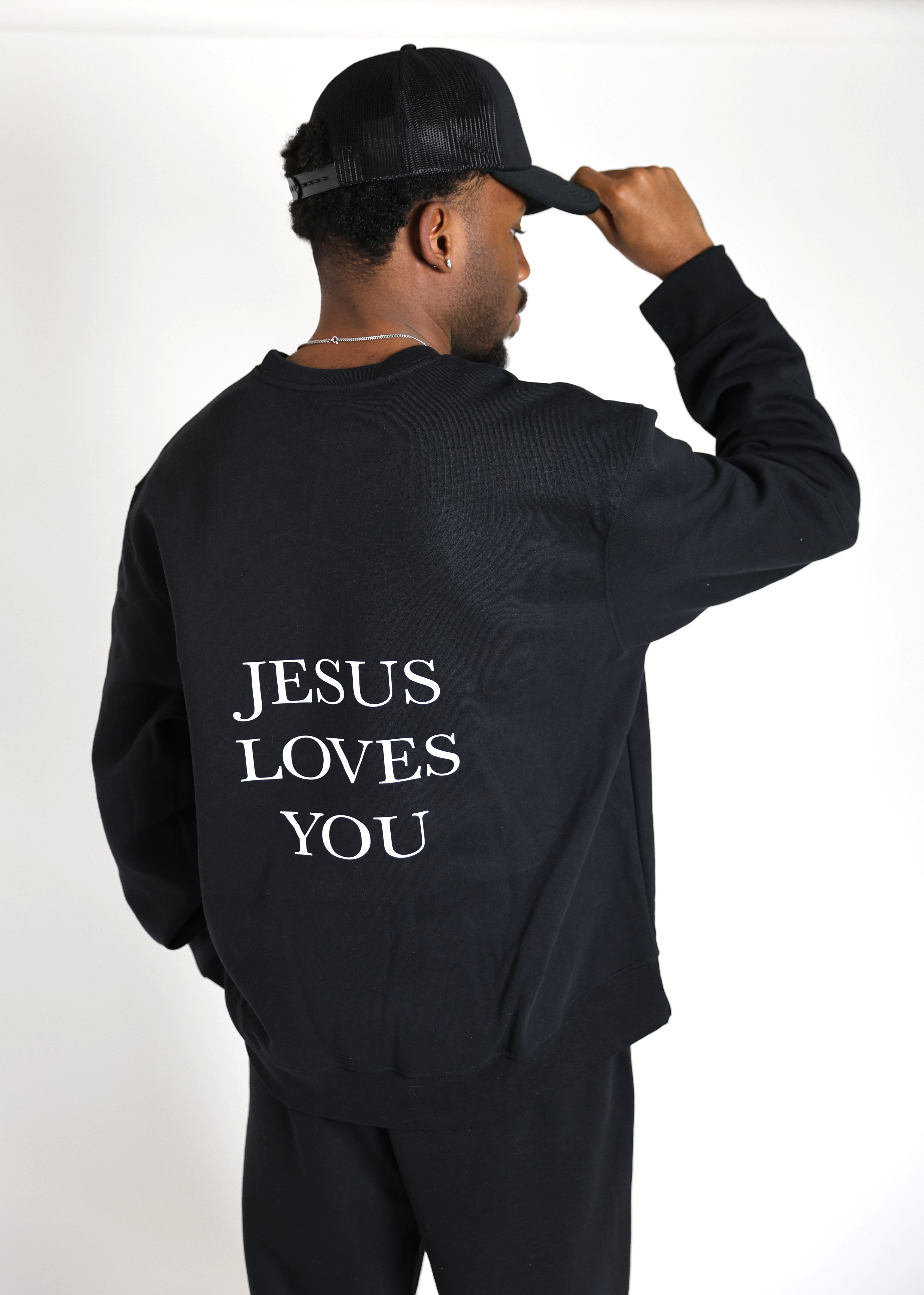 He Saves Crewneck – Adult