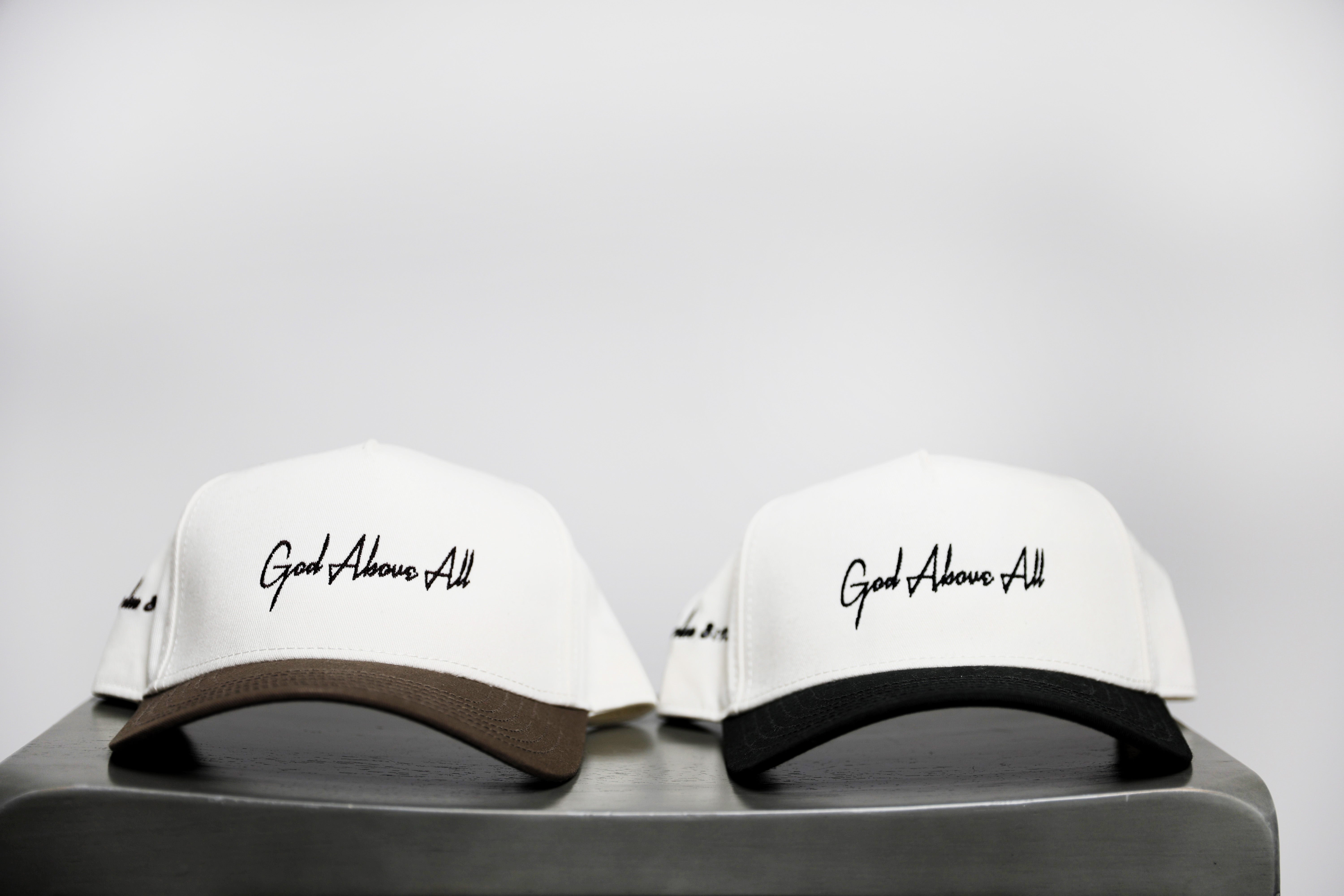 Cursive Two-Toned Hat