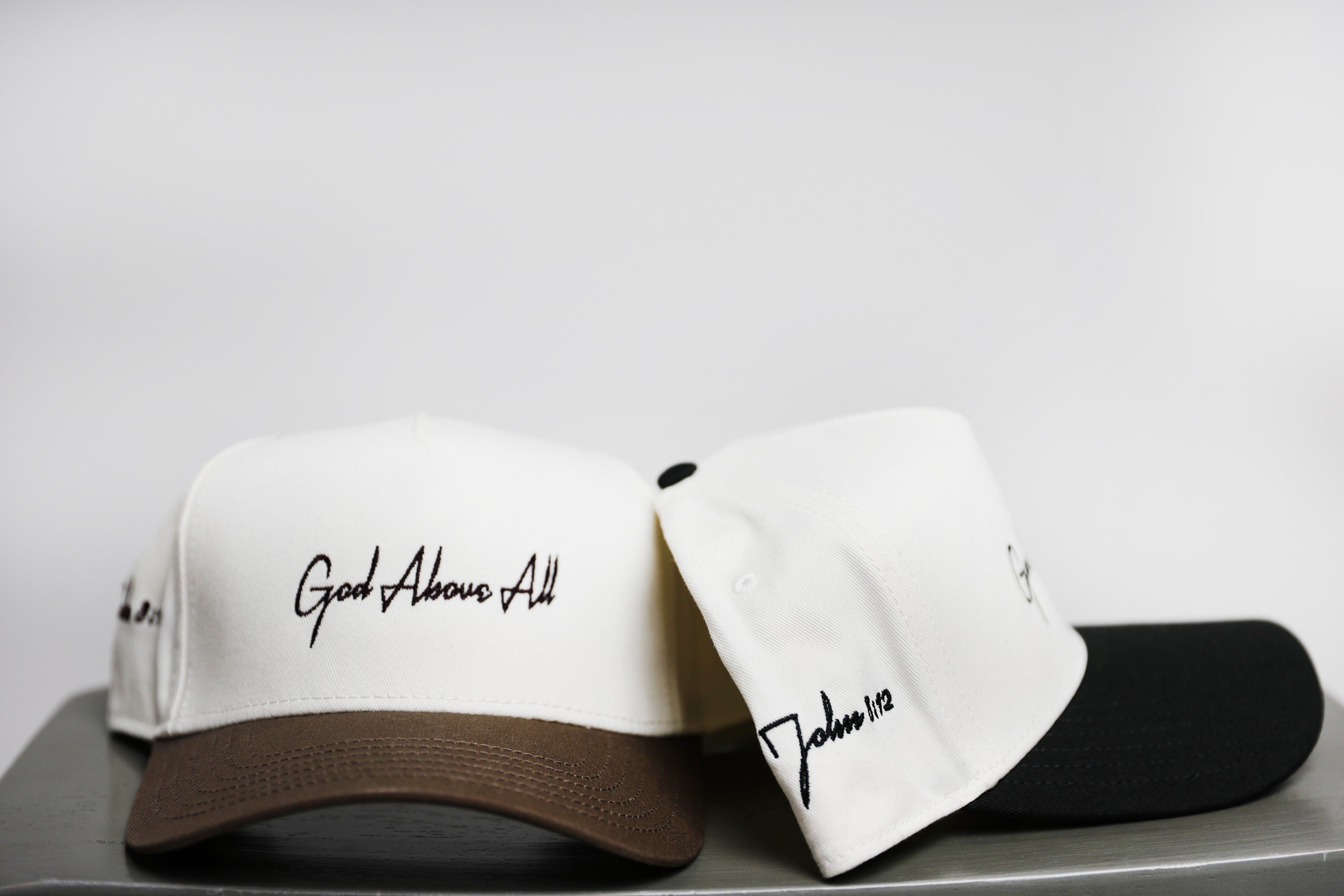 Cursive Two-Toned Hat