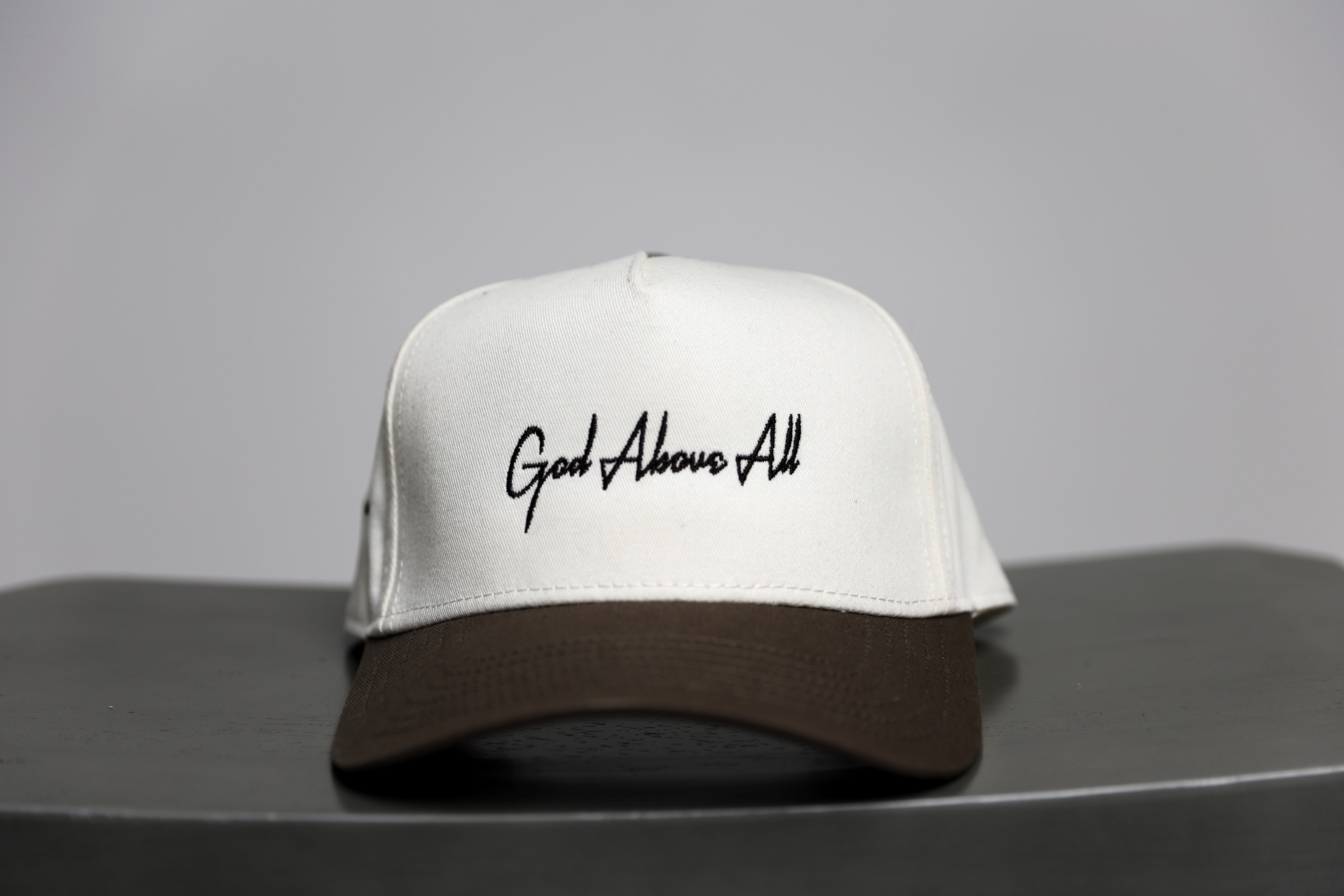 Cursive Two-Toned Hat